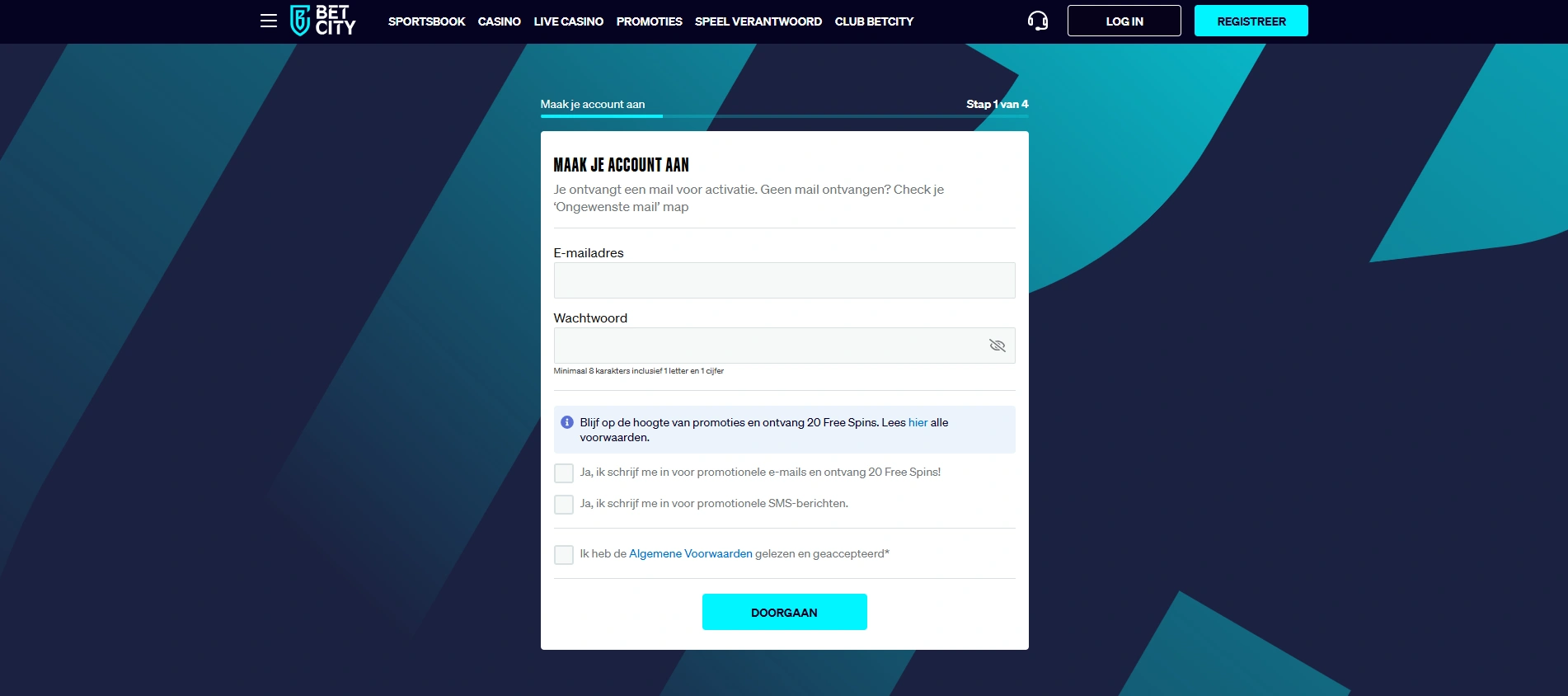 Hoe speel je deze casino game: registratie en storting